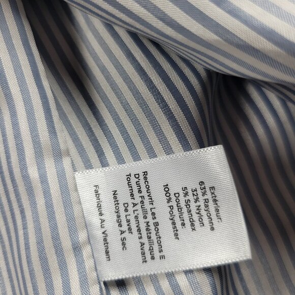 Talbots Blazer Jacket Womens 18WP Blue Rayonne Blend Button Up - Picture 2 of 9